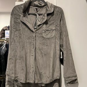 NWT Skims in grey velvet